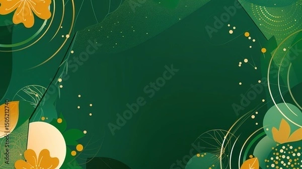 Fototapeta Republic Day Flyer Background: Ink Rhythms Convey Grand Narratives, Spreading a Visual Manifesto of the Blending of Fiery Passion and Celebratory Splendor