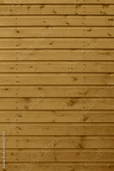 Obraz Background image of a wood shiplap panel side of a garden shed. Outdoor wooden panelling background