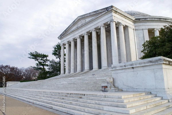 Fototapeta Wide View of the Jefferson Memorial