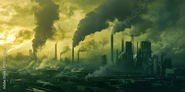 Obraz Waste to Energy Plant Operating Renewable Power Production