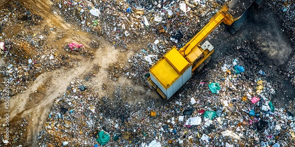 Obraz Waste to Energy Plant Operating Renewable Power Production