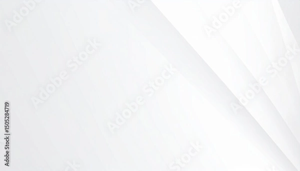 Fototapeta Elegant abstract white podium in sunlight with shadow, striped place with perspective