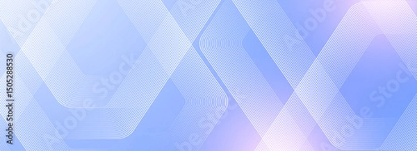 Obraz Modern medical or health care scientific abstract background with hexagons. Geometric stripe line art design for poster, brochure, cover, banner, header, website, presentation template