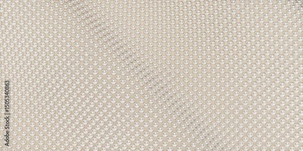 Fototapeta Seamless Pearl Pattern on Beige Background – Luxury Texture