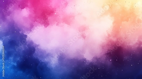 Fototapeta abstract colorful background with clouds