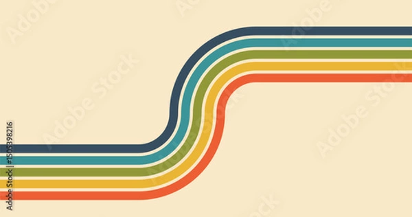 Fototapeta retro abstract colorful rainbow background	