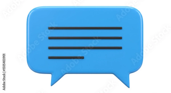 Obraz Isolated Speech Bubble