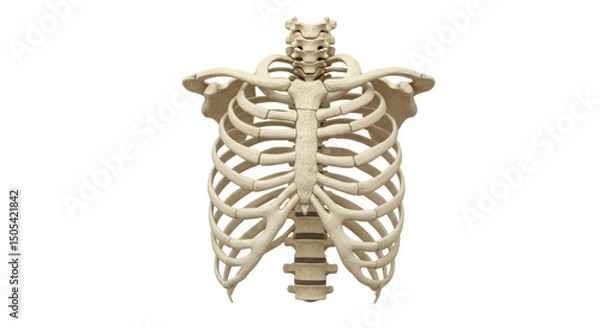 Obraz Isolated Human Rib Cage