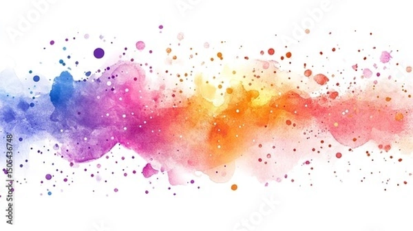 Fototapeta abstract background with colorful splashes