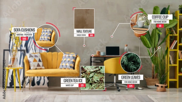 Fototapeta Call Out Image Labels