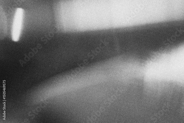 Obraz Photocopies of a black and white sheet of paper with a background or texture with grain and noise illustration