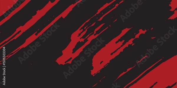 Fototapeta abstract red background with black grunge background texture in modern art design layout, pink burgundy background in elegant vintage background faded color, red paper texture grungy horror