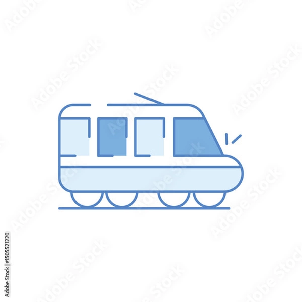 Obraz Train Icon vector