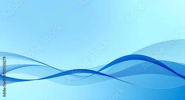 Fototapeta professional wave design, abstract curve background, blue gradient waves, abstract business wallpaper, clean business design, abstract technology wave, blue motion background, abstract swirl backgroun