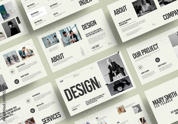 Obraz Design Presentation Template