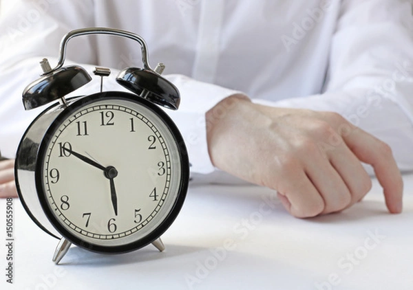 Obraz set an alarm. 
