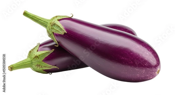 Fototapeta Isolated Eggplants