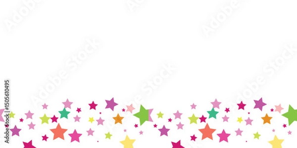 Fototapeta star colorful frame pattern