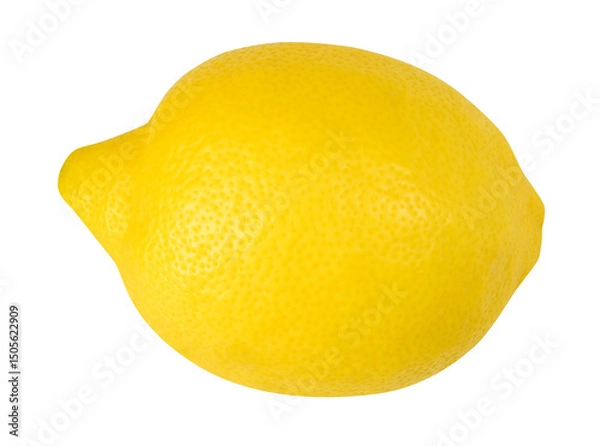 Obraz Ripe whole yellow lemon, isolated