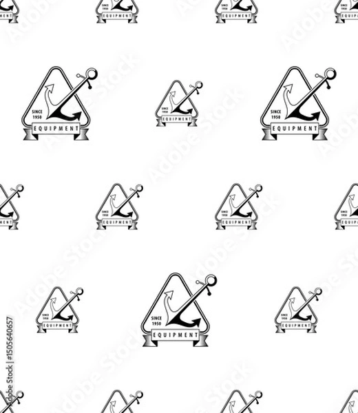 Obraz Anchor Icon Seamless Pattern Y_2210001