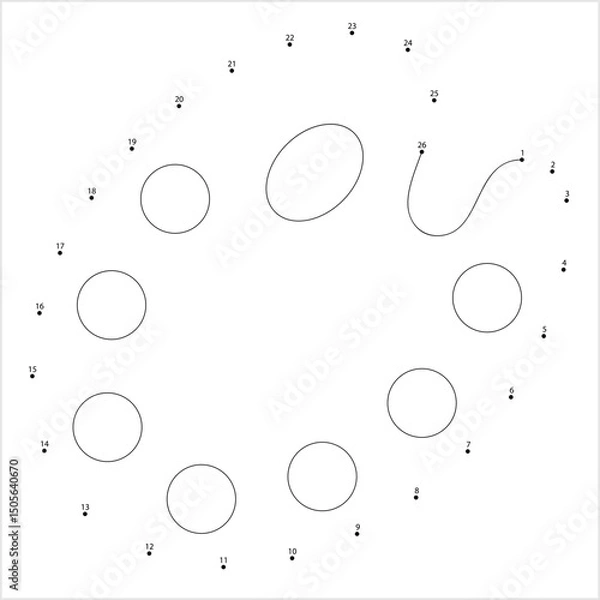 Obraz Art Palette Icon Dot To Dot Y_2210001