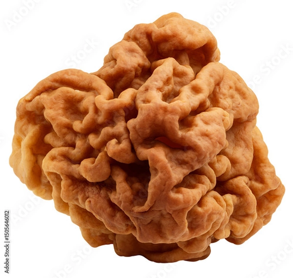 Obraz Gyromitra, Morel mushroom, isolated on white background, full depth of field