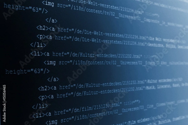 Fototapeta computer code
