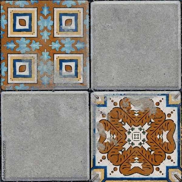 Fototapeta Ceramic Floor Tiles And Wall Tiles Natural Marble High Resolution Granite Surface Design. Ceramic Wall tiles design Texture Wallpaper design Pattern Graphics design Art Background.