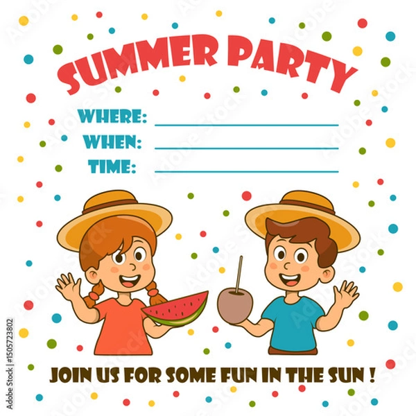 Obraz Summer invitation 