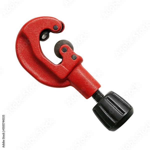 Obraz Red Pipe Cutter on White Background