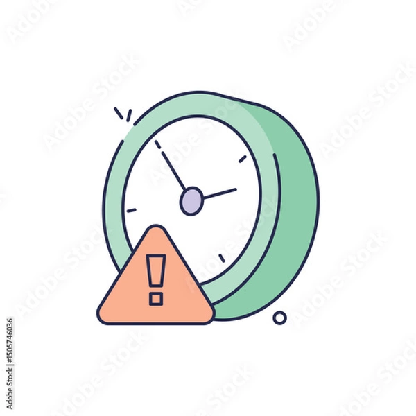 Fototapeta Deadline Icon vector