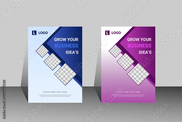 Obraz Flat flyer design