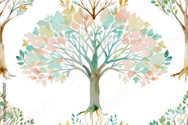 Obraz tree with flowers