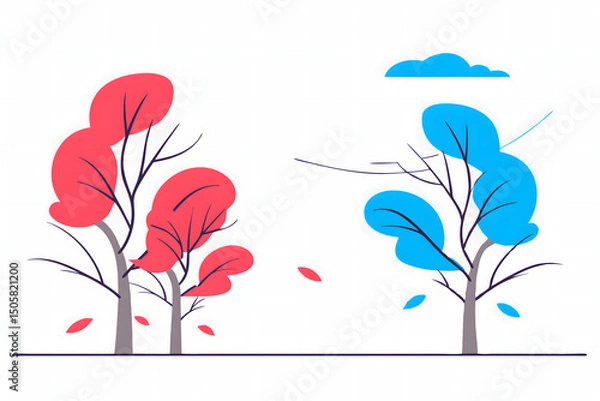 Obraz abstract floral background