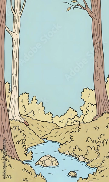 Fototapeta grunge background with tree