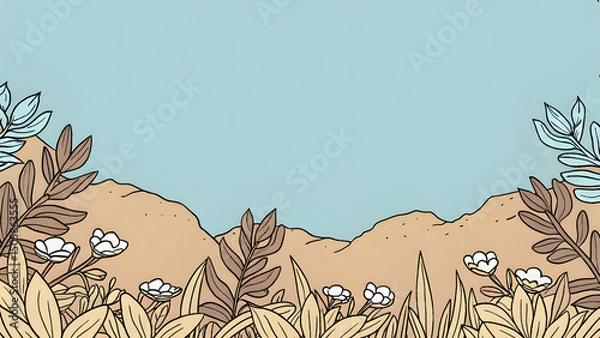 Obraz background with flowers