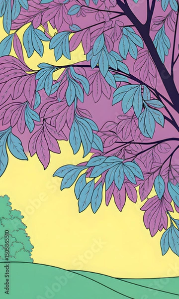 Obraz autumn leaves background