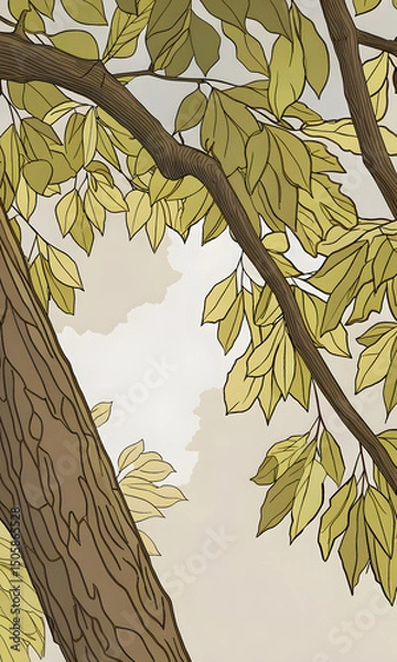 Obraz autumn leaves background