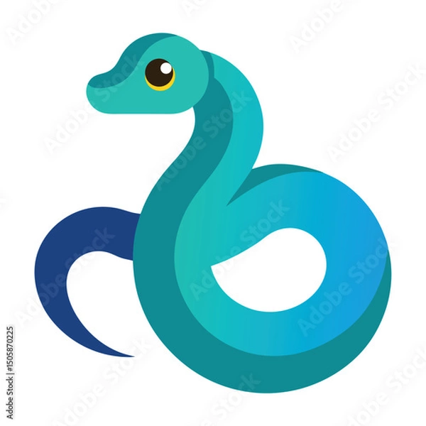 Obraz snake in the form of a snake