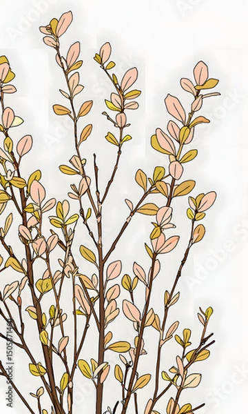 Obraz branch with leaves