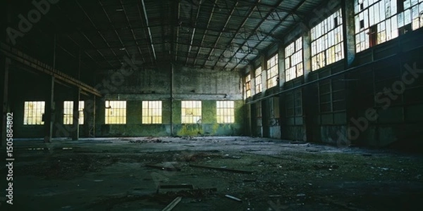 Obraz Derelict Industrial Interior