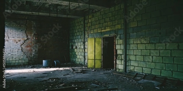 Obraz Derelict Interior Space