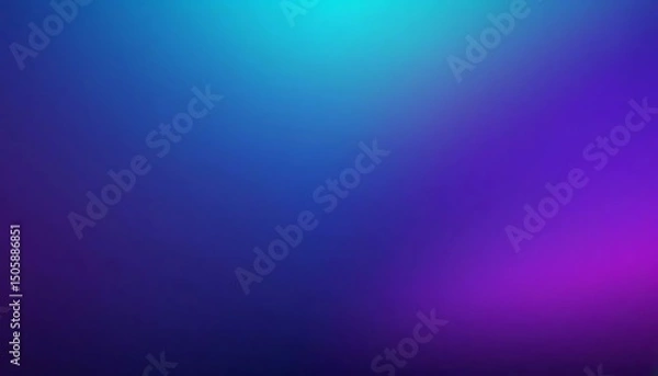 Fototapeta A dreamy gradient blend transitions from deep blues to vibrant purples and soft teals above.