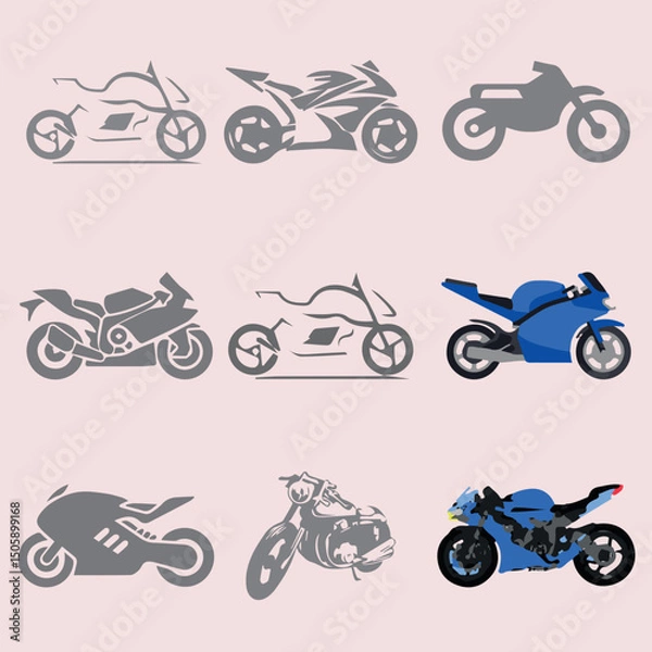 Obraz bike vector