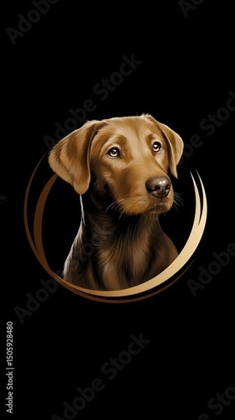 Fototapeta Pet sitter logo