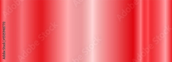 Obraz Red metallic gradient with highlights. A pattern with a shiny metallic gradient. The texture of the smooth foil. Vector EPS 10.