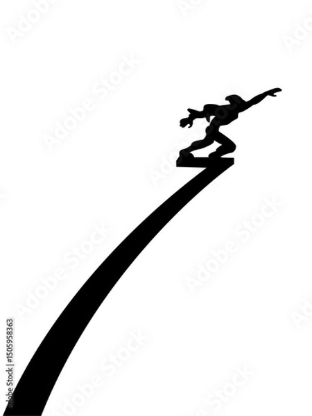 Fototapeta Patung Dirgantara (Pancoran Statue) in Jakarta, Indonesia, The Flying Workman Statue, Iconic Landmark of Jakarta