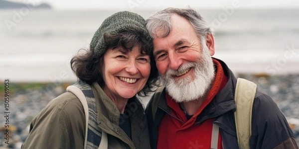 Fototapeta Couple Standing Together