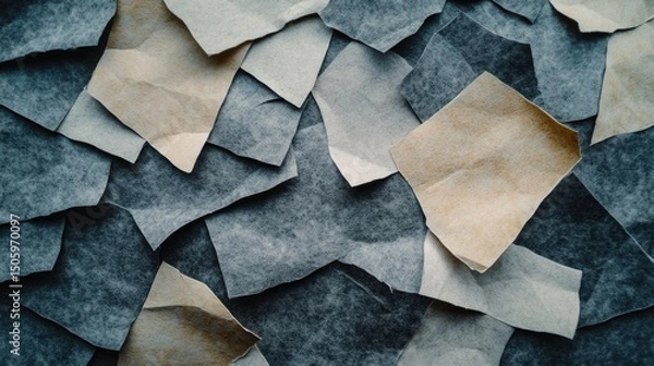 Fototapeta Office Desk Papers