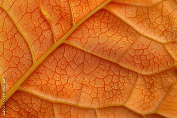 Fototapeta Close-up of orange leaf